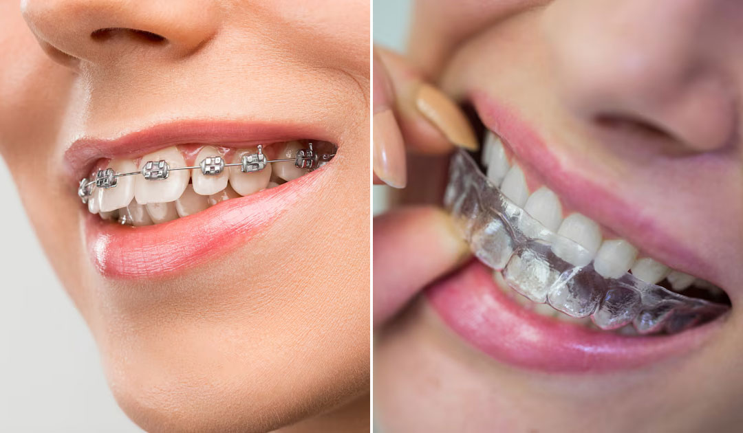 Traditional vs Invisible Braces