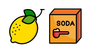 lemon or baking soda 